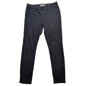 NYGARD Women Size 12 (30" Inseam) Dark Wash Stretch Denim Blue Jeans